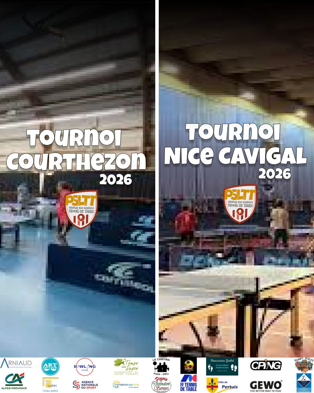 🏓🔥 Un week-end intense entre Nice et Courthézon pour le PSLTT 🔴🟡