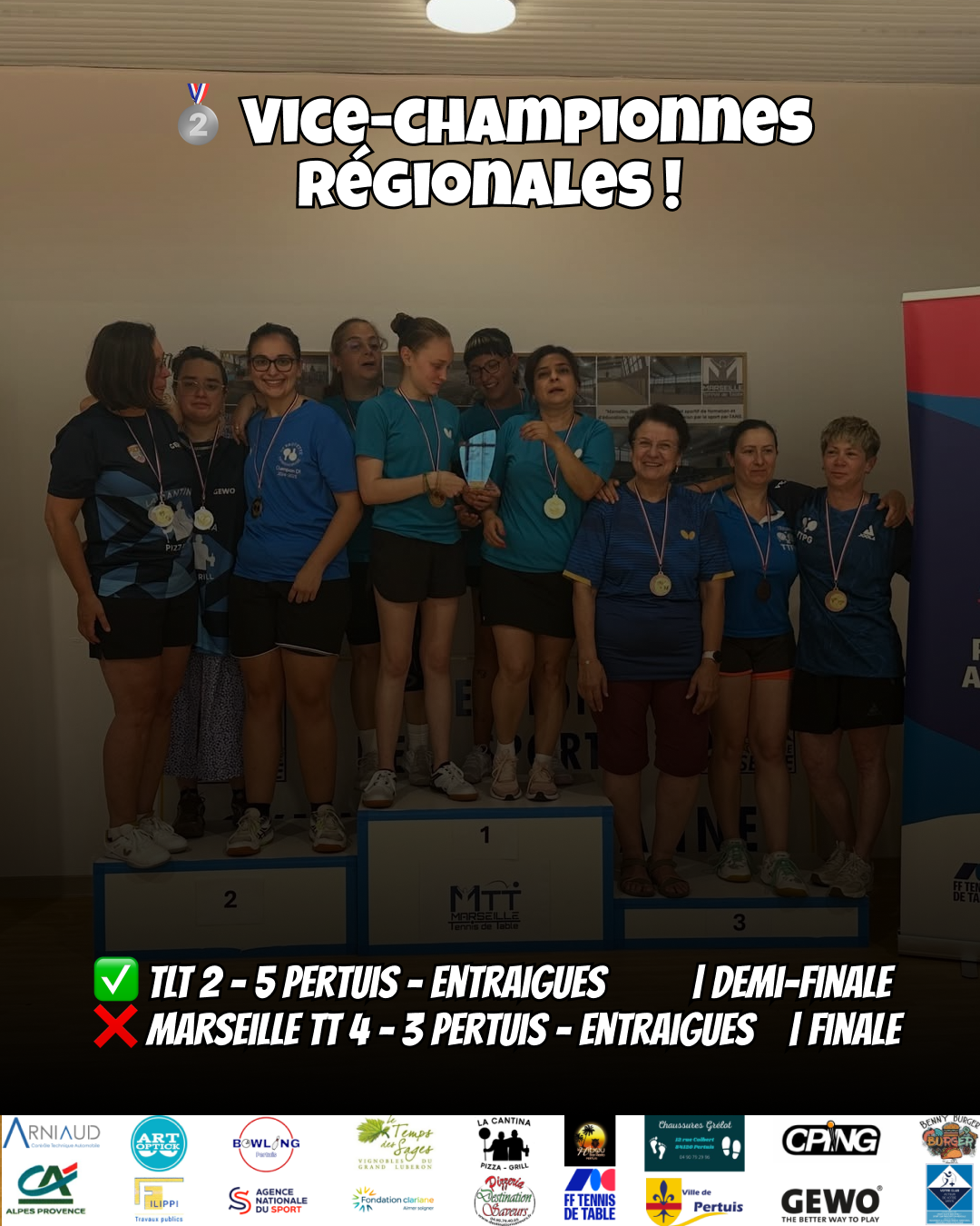 Clap de fin pour l’équipe féminine !!